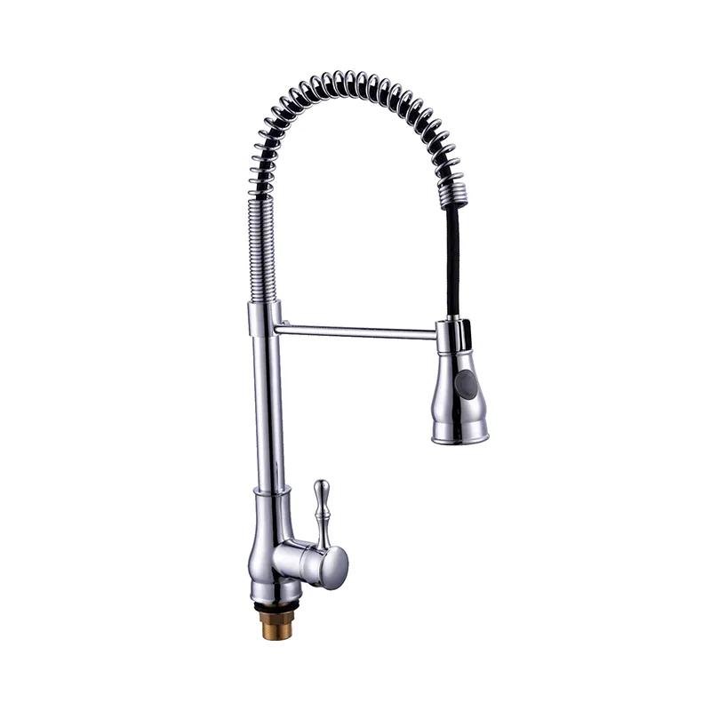 Robinet de cuisine classique pivotant chromé
