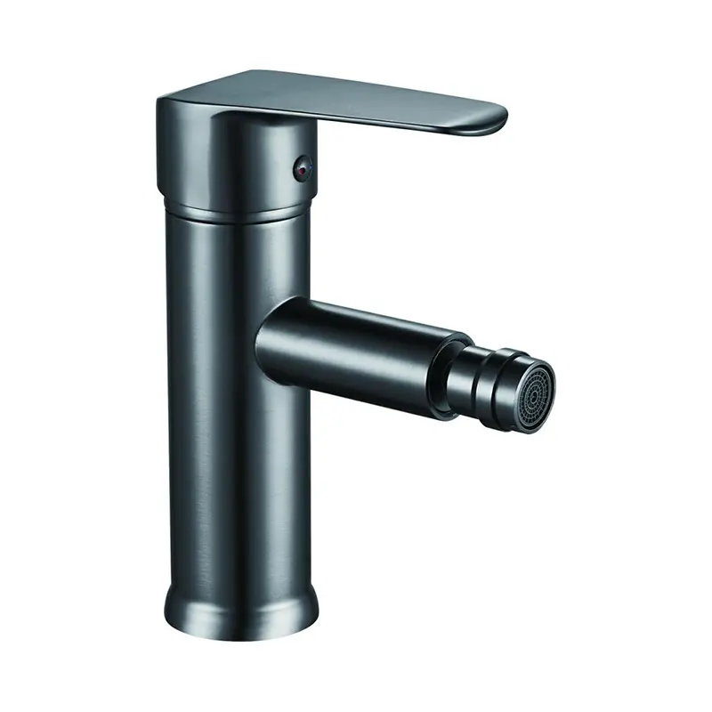 Robinet de lavabo extractible gris bronze