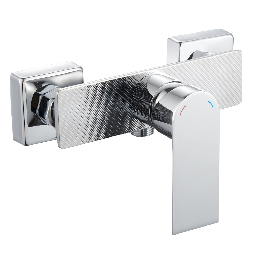 Robinet de douche mural à double commande